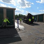 Winter asphalt preparation with crack sealing in the tri-state area